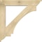Ekena Millwork Imperial Traditional Rough Sawn Bracket w/ Offset Brace, Douglas Fir, 8"W x 46"D x 46"H BKT0806X46X46IMP01RDF - alternate 2